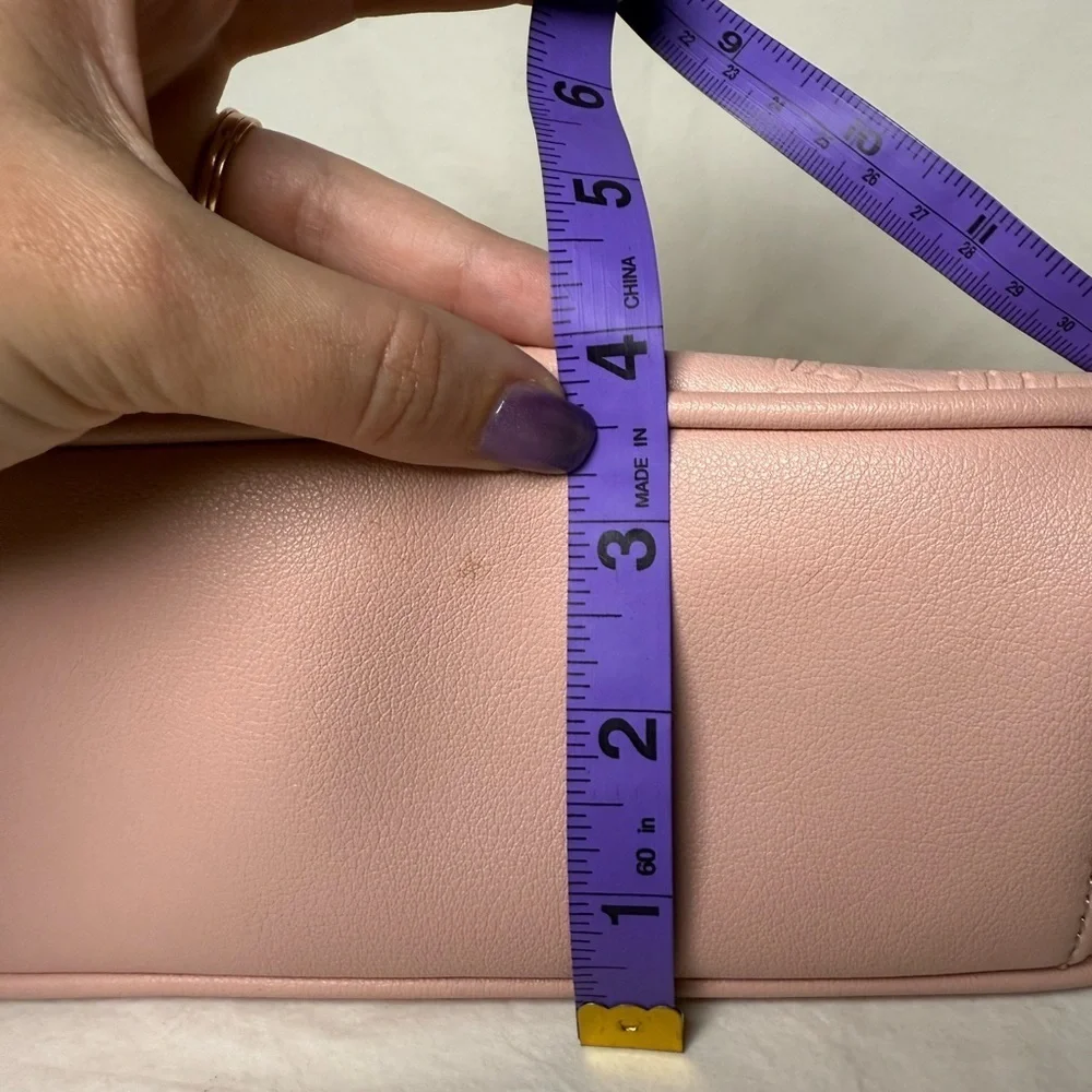 Juicy Couture Pink Diamond String of Pearls Rhinestone Hobo Crossbody